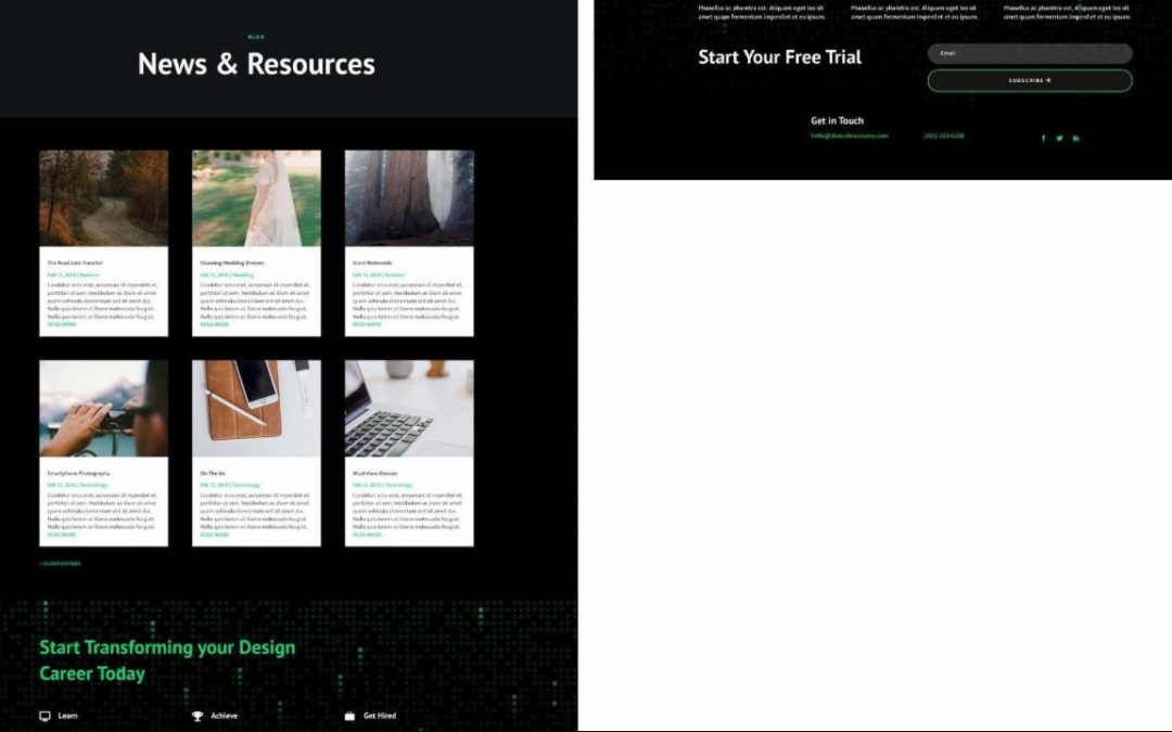 ET – Online Course Blog Page