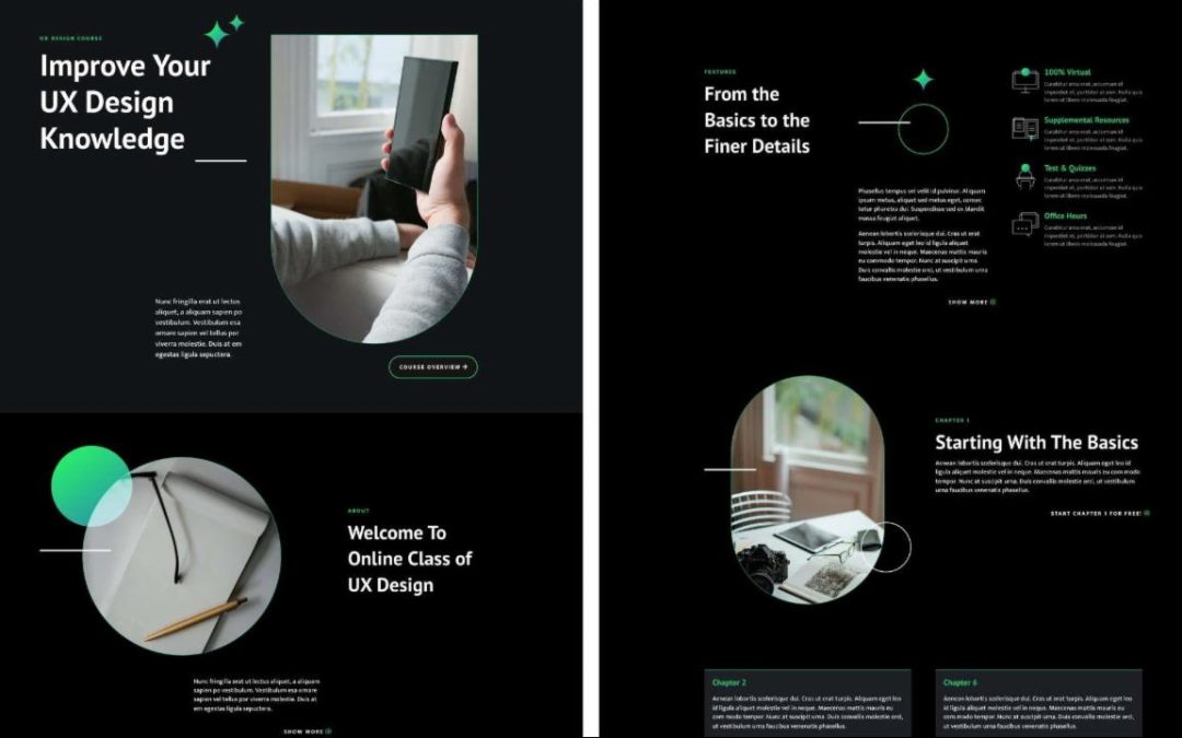 ET – Online Course Landing Page