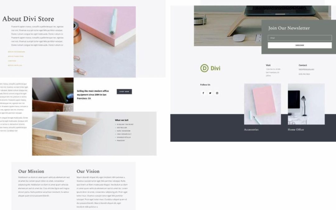 ET – Online Store About Page
