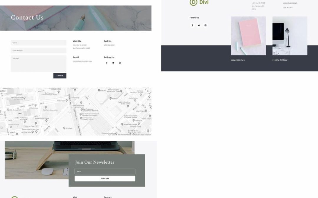 ET – Online Store Contact Page