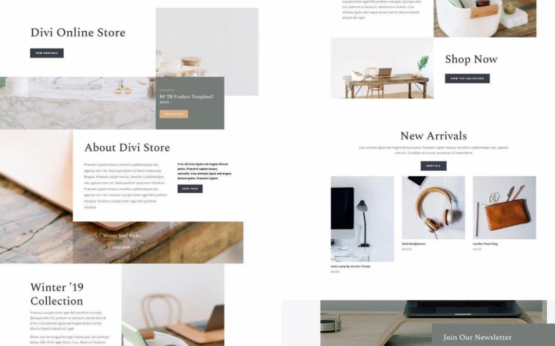ET – Online Store Home Page