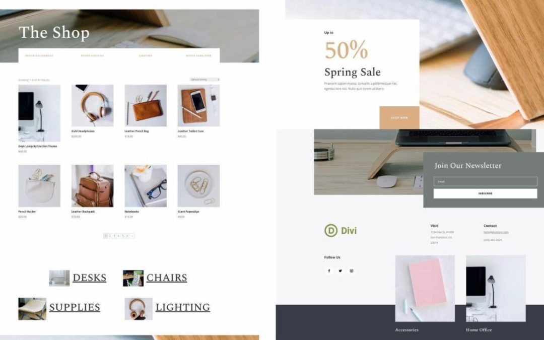 ET – Online Store Shop Page