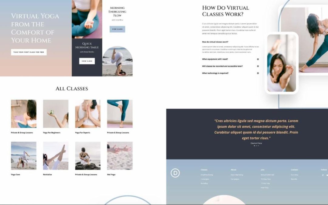 ET – Online Yoga Home Page