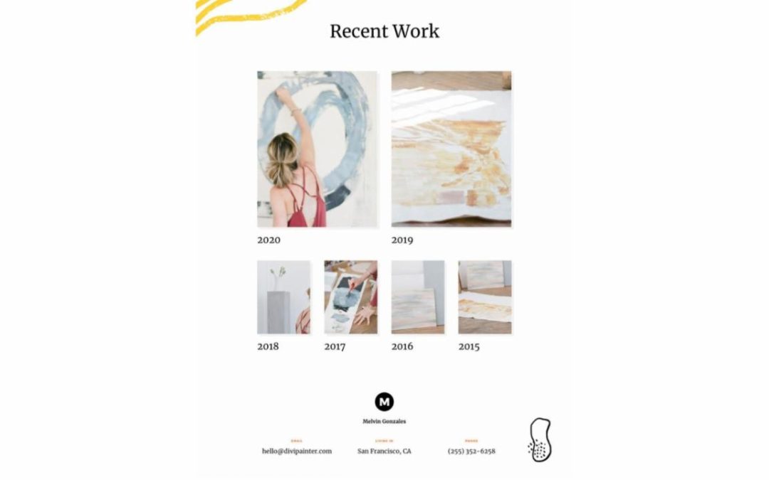 ET – Painter Portfolio Page