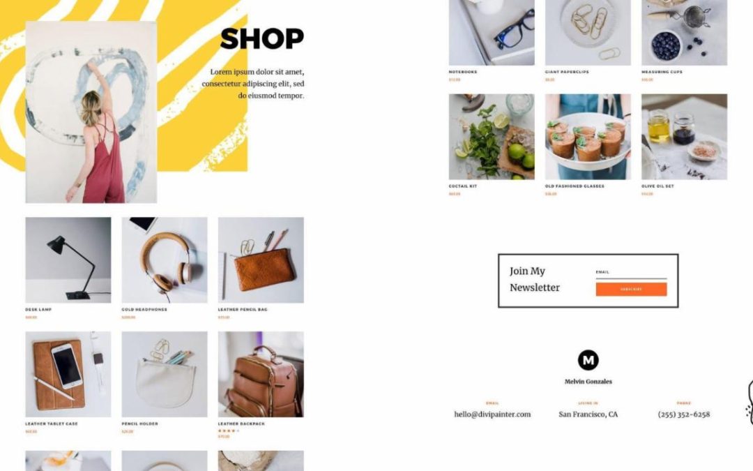ET – Painter Shop Page