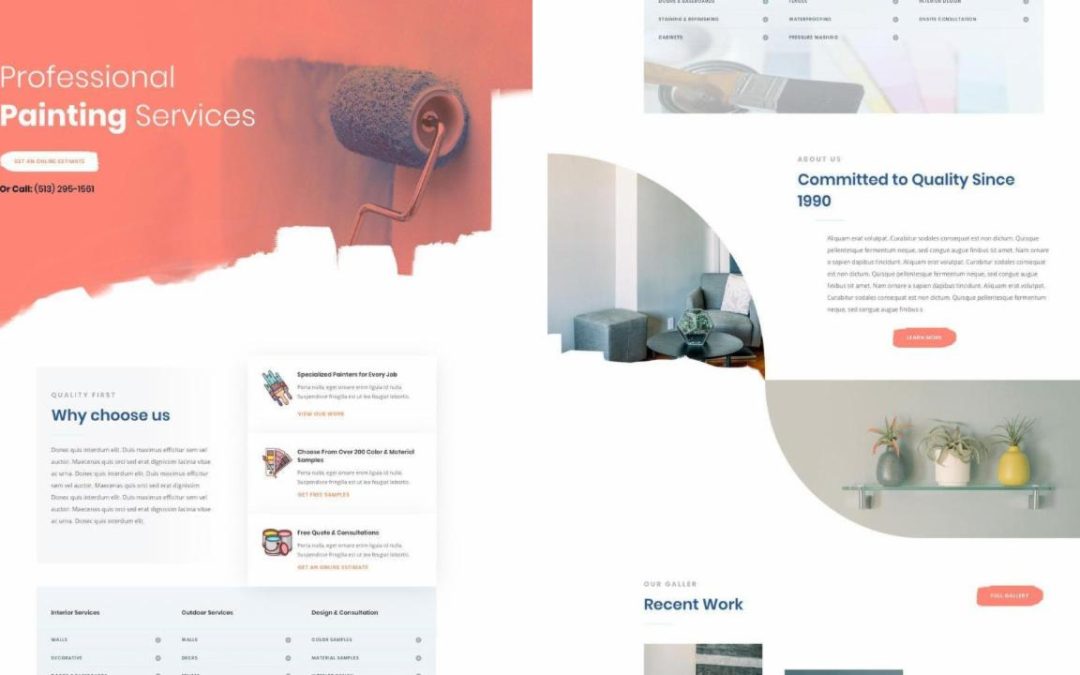 ET – Painting Service Landing Page