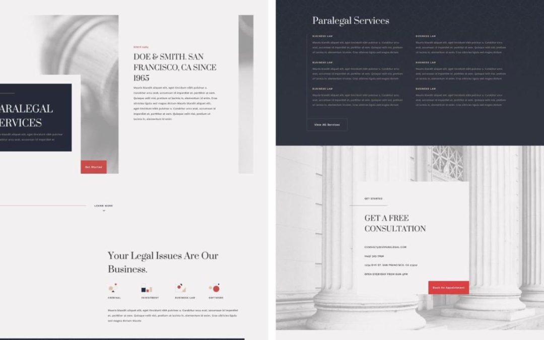 ET – Paralegal Landing Page
