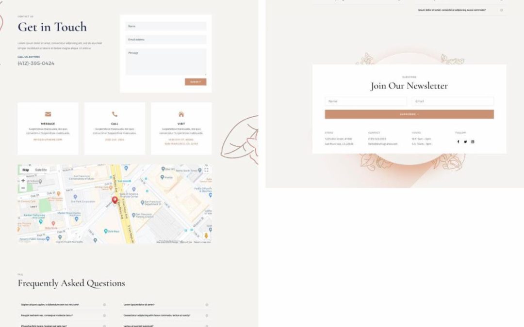 ET – Perfumery Contact Page