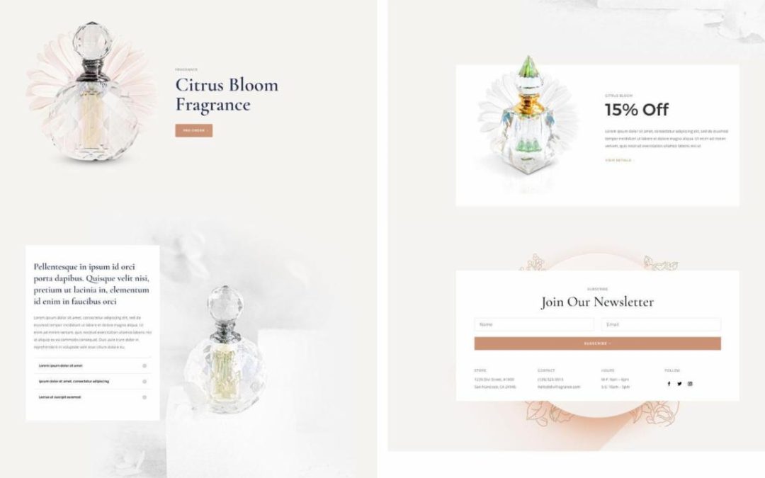 ET – Perfumery Product Page