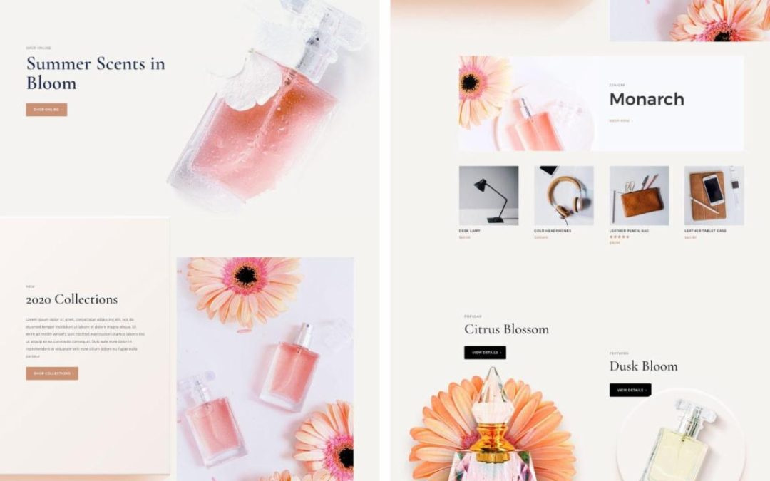 ET – Perfumery Shop Page