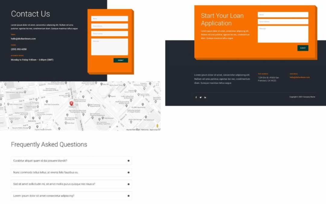 ET – Personal Loan Contact Page
