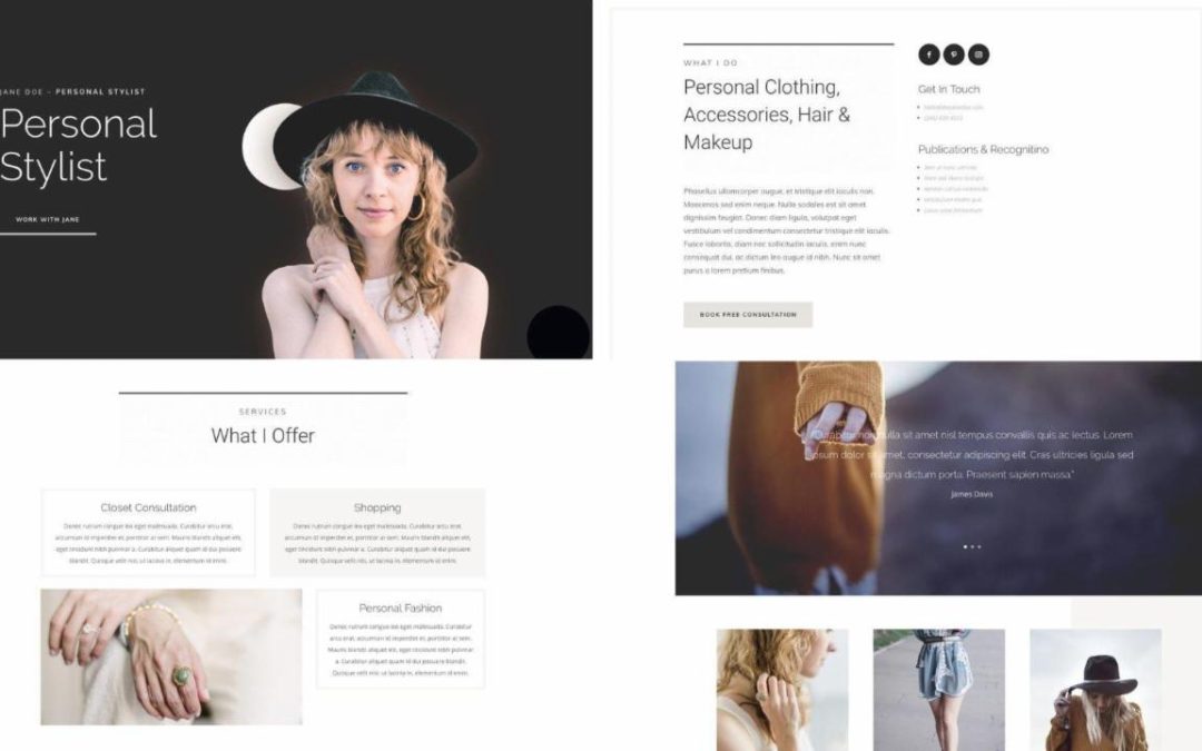ET – Personal Stylist Home Page