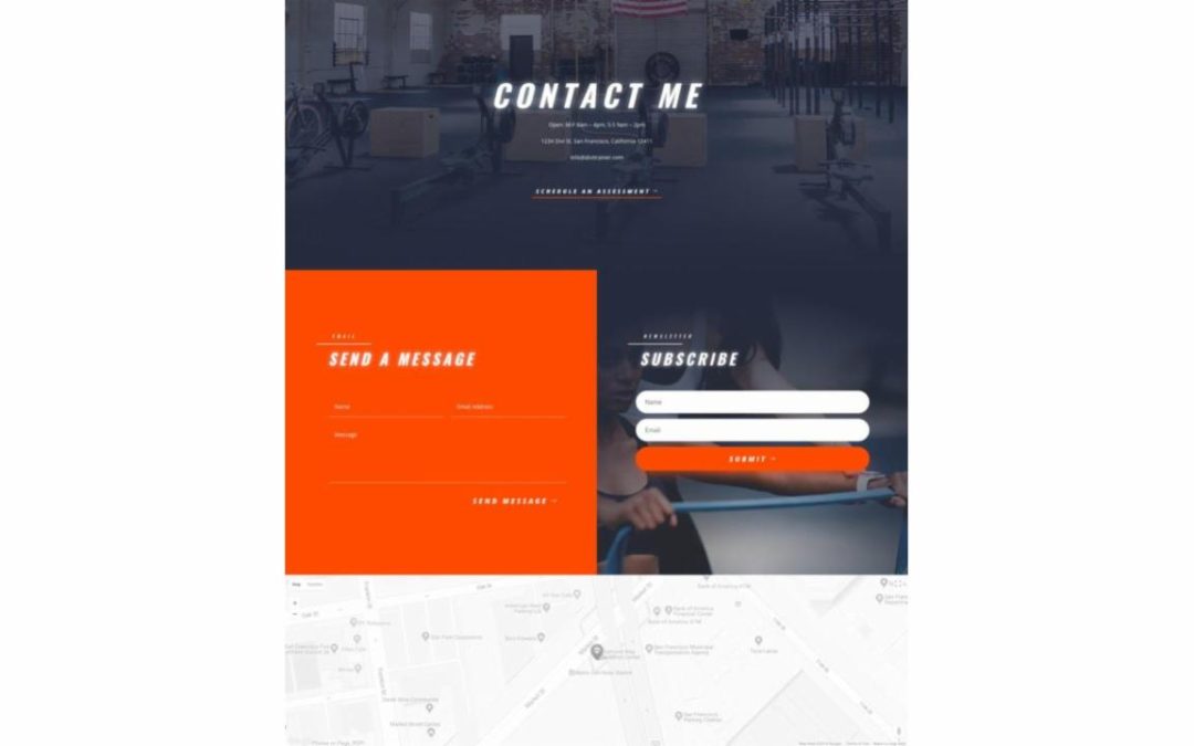 ET – Personal Trainer Contact Page