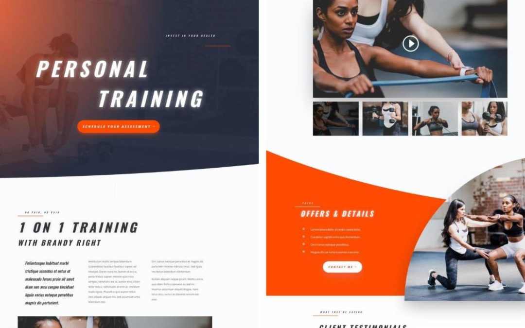 ET – Personal Trainer Home Page