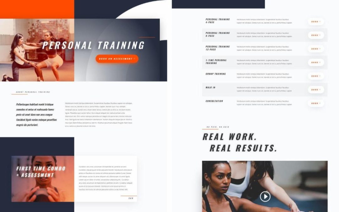 ET – Personal Trainer Service Page