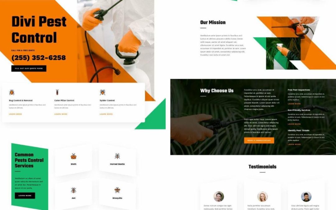 ET – Pest Control Landing Page
