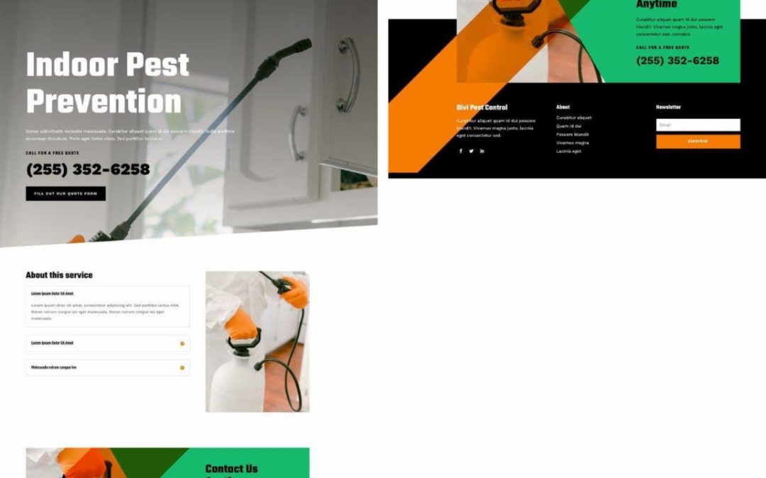 ET – Pest Control Service Page
