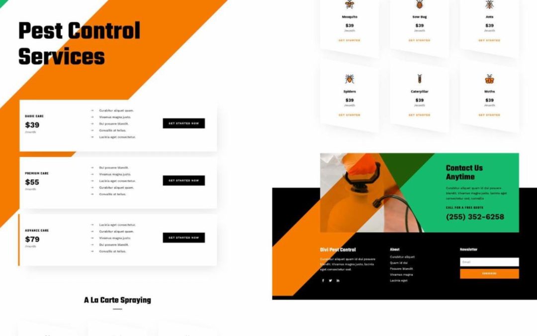 ET – Pest Control Services Page