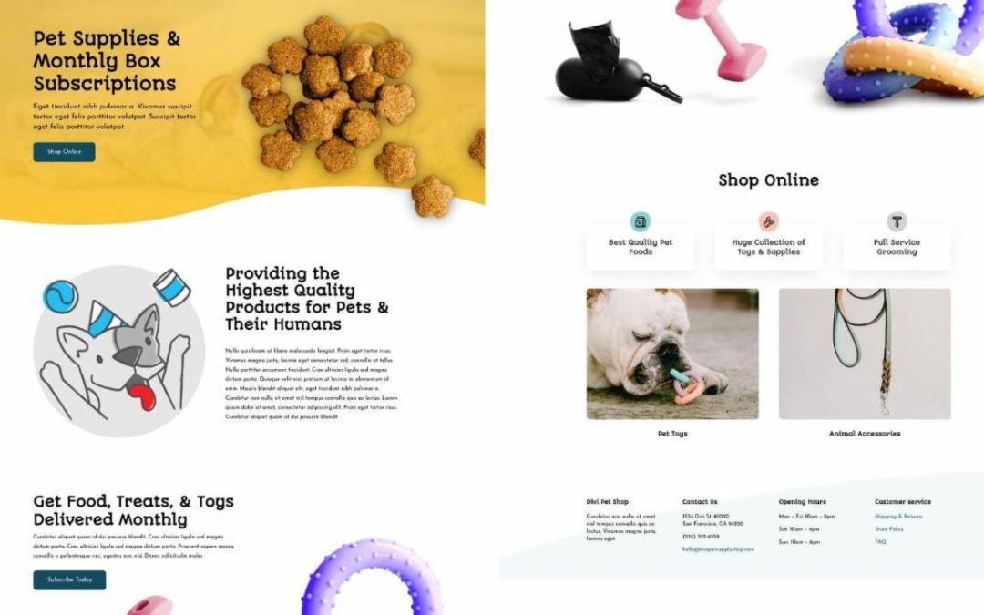 ET – Pet Supply Home Page