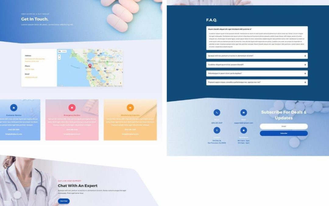 ET – Pharmacy Contact Page