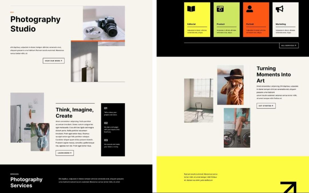 ET – Photography Studio Landing Page