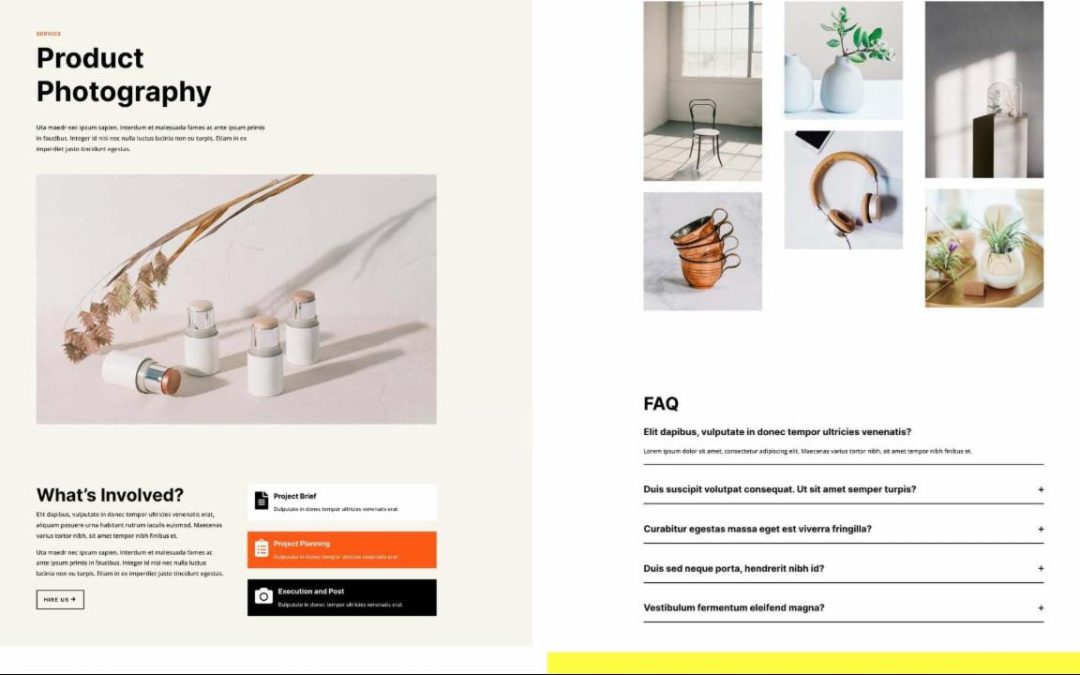 ET – Photography Studio Service Page