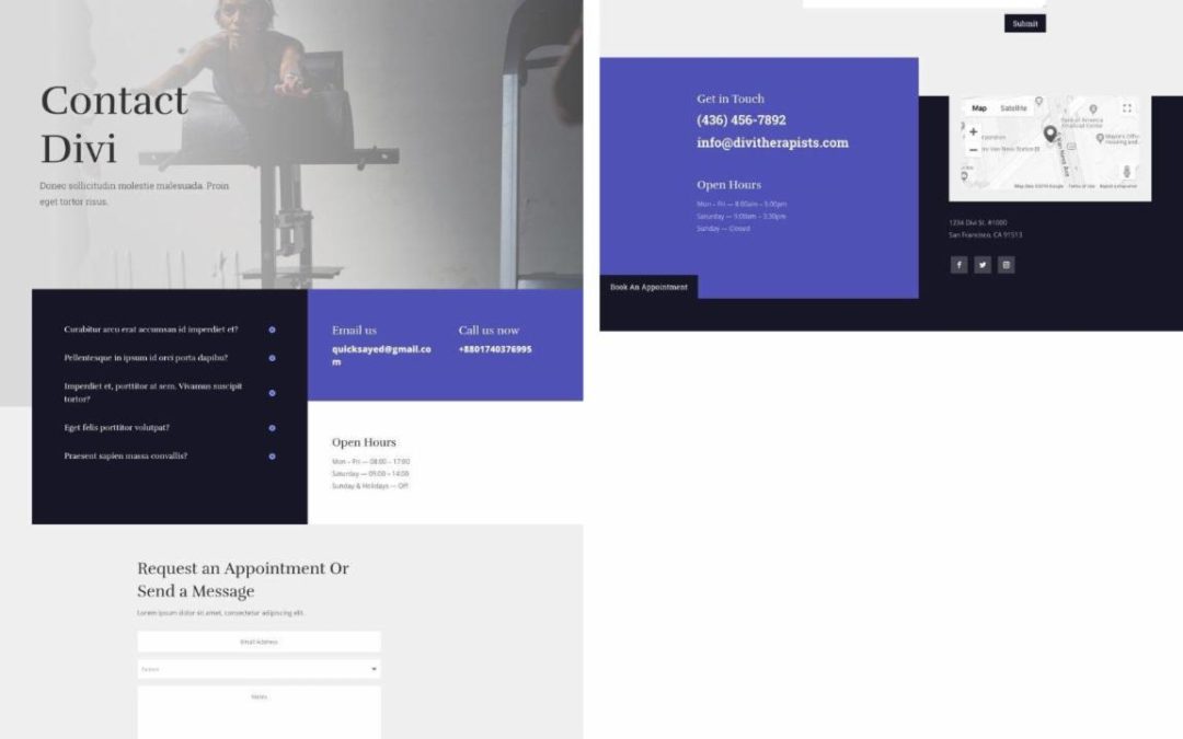 ET – Physical Therapy Contact Page