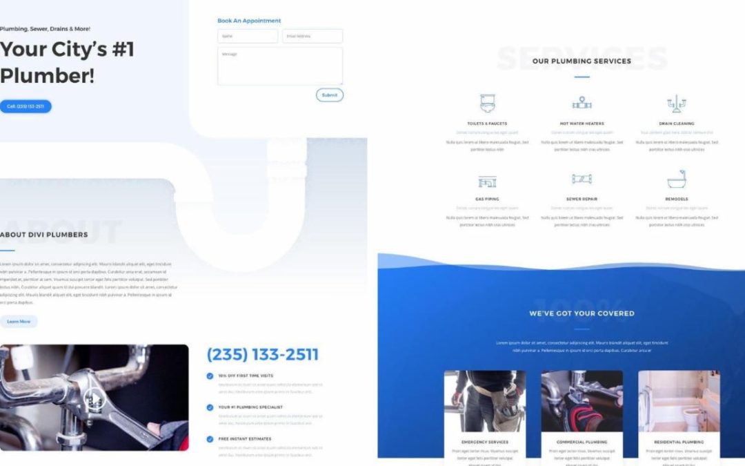 ET – Plumber Landing Page
