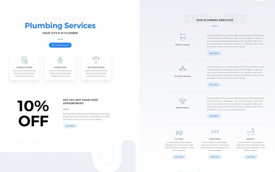 ET – Plumber Services Page
