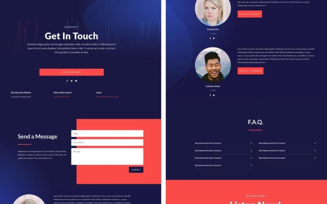 ET – Podcast Contact Page