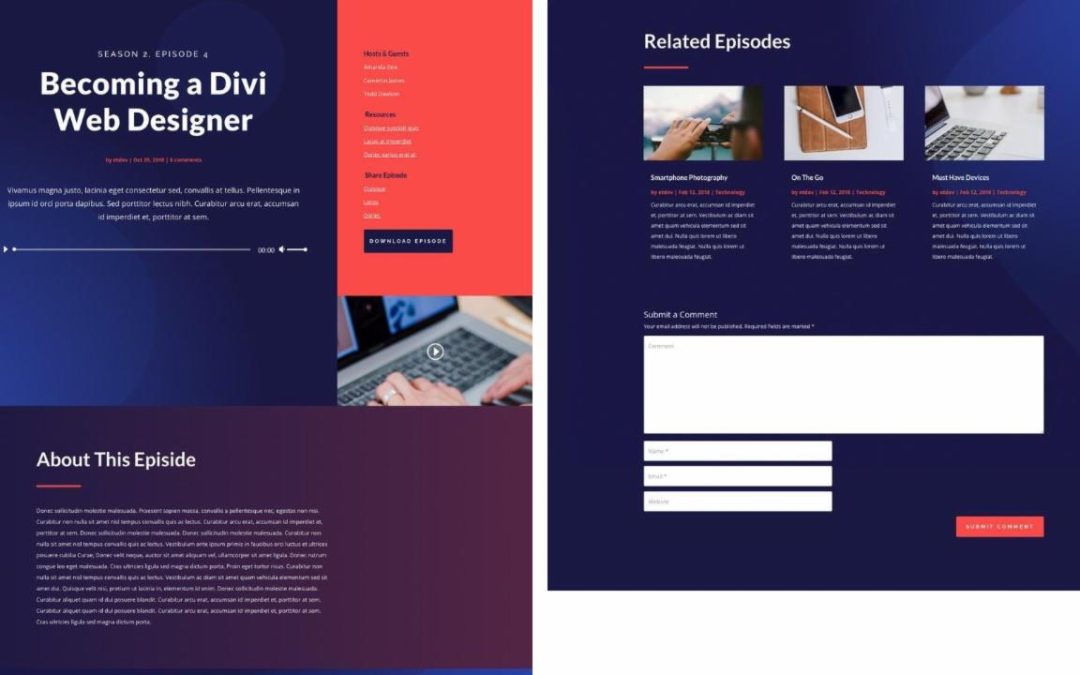 ET – Podcast Episode 2 Page