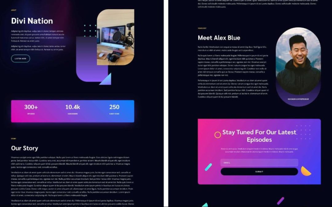 ET – Podcaster About Page