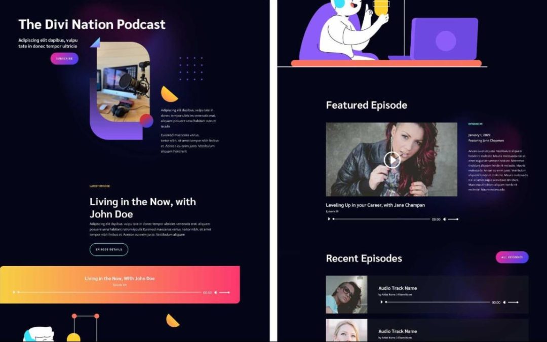 ET – Podcaster Landing Page