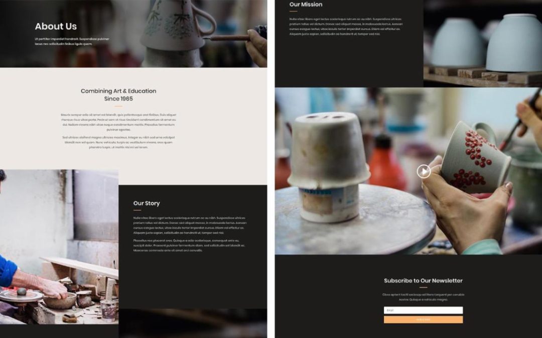 ET – Pottery Studio About Page