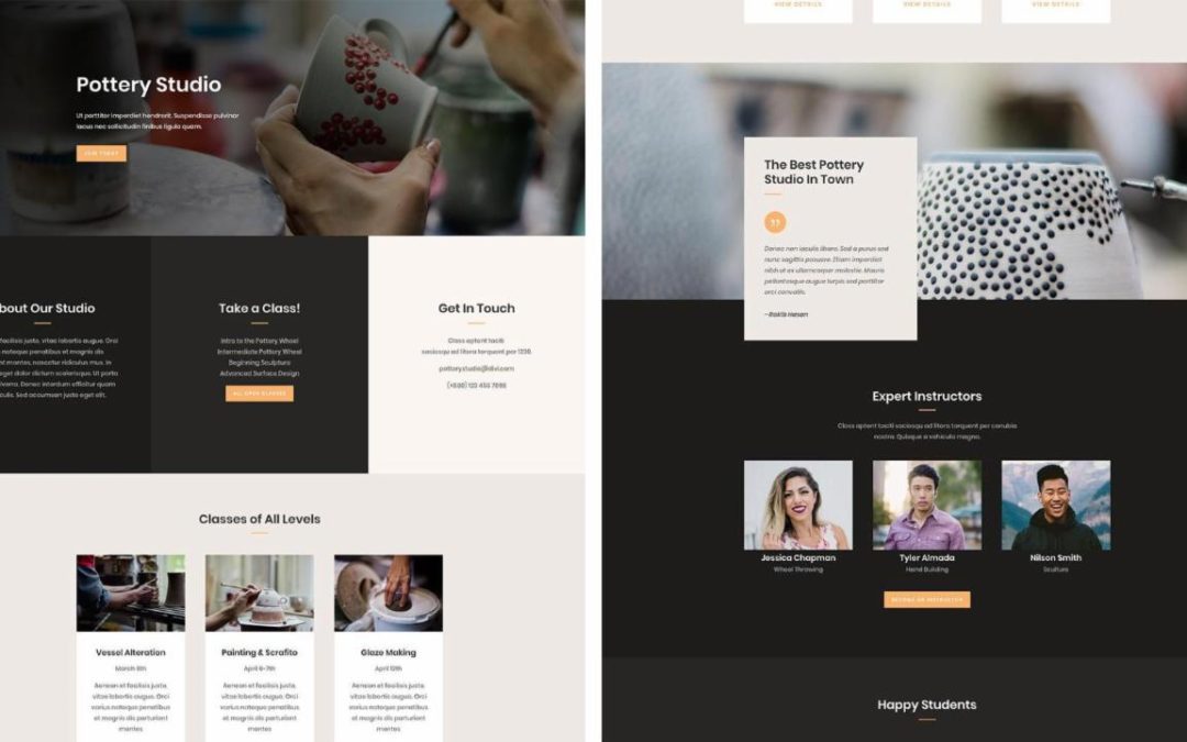 ET – Pottery Studio Home Page