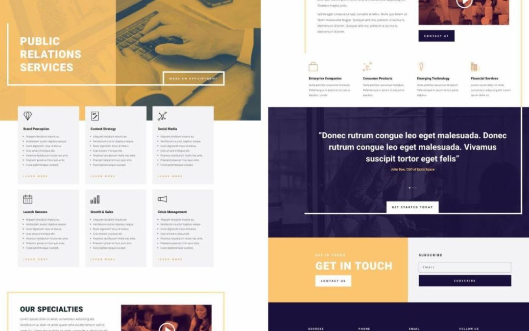 ET – PR Firm Services Page