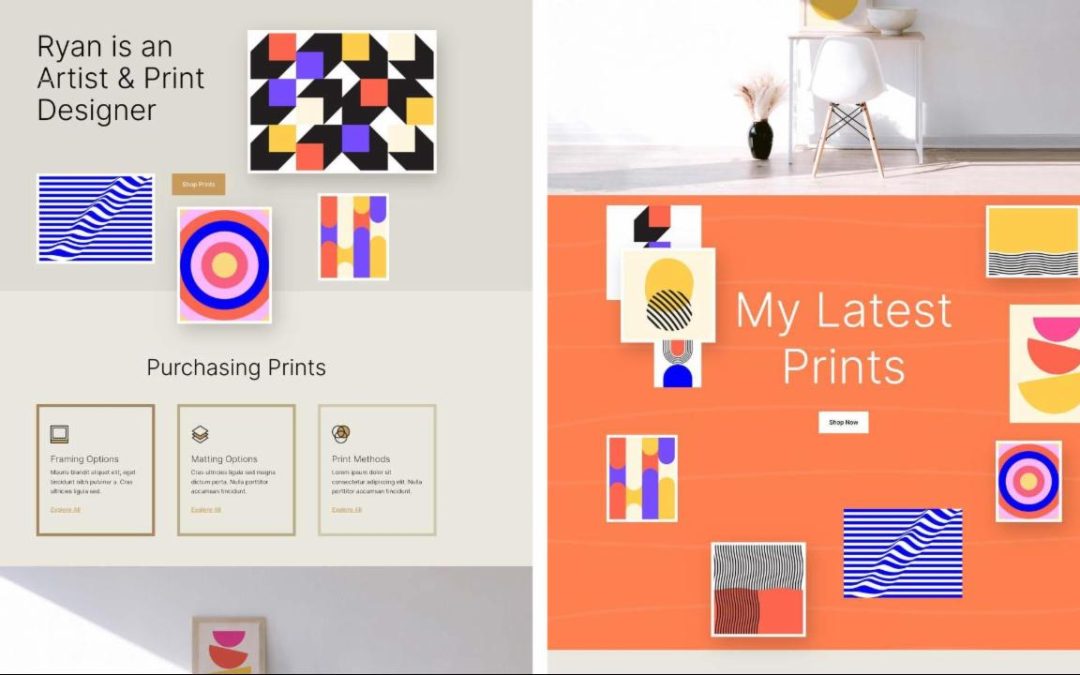 ET – Print Designer Landing Page