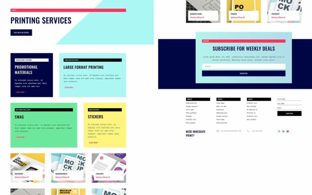 ET – Print Shop Services Page
