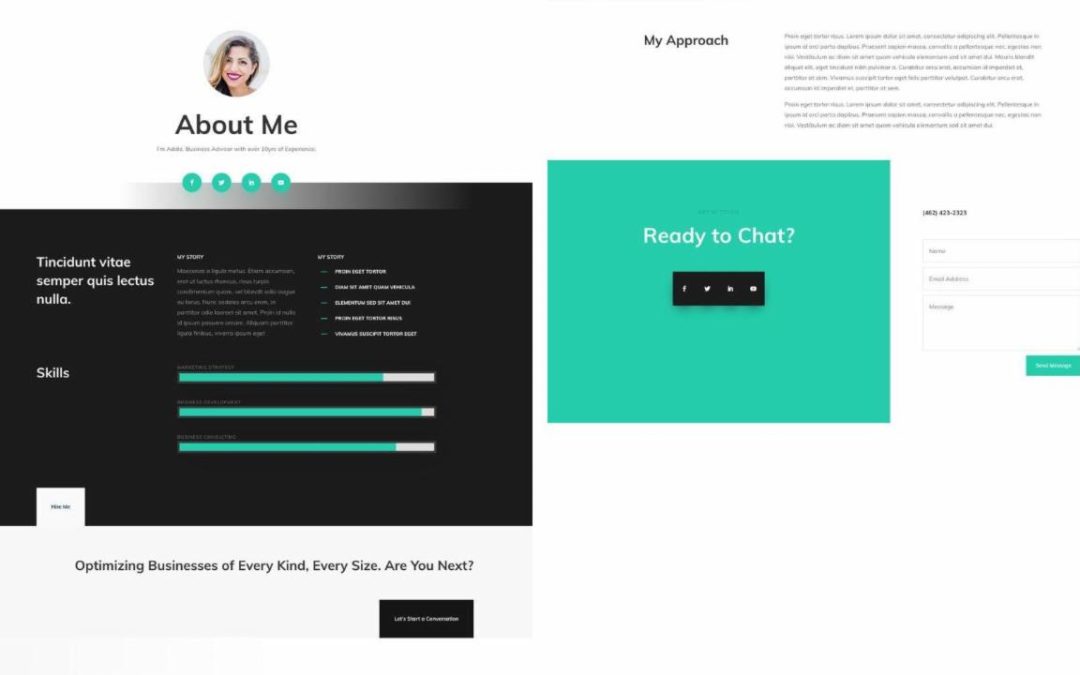 ET – Professional CV About Page