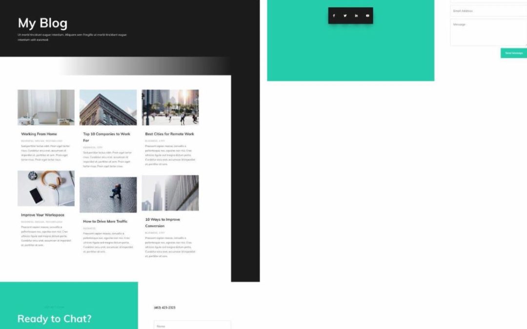 ET – Professional CV Blog Page