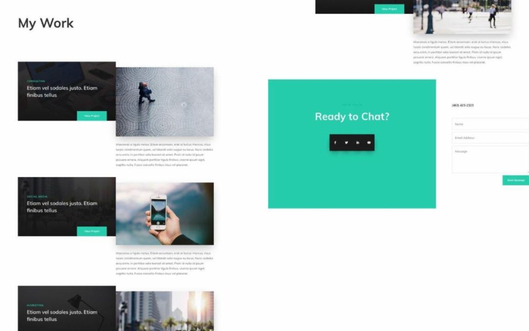 ET – Professional CV Portfolio Page