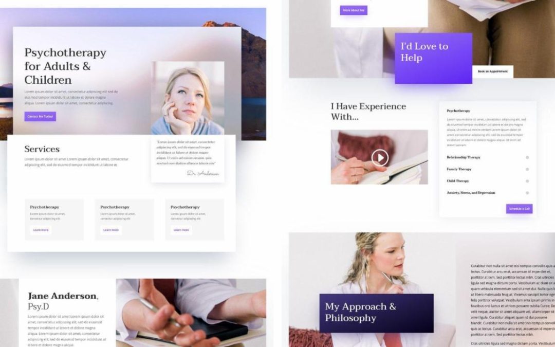 ET – Psychologist Landing Page