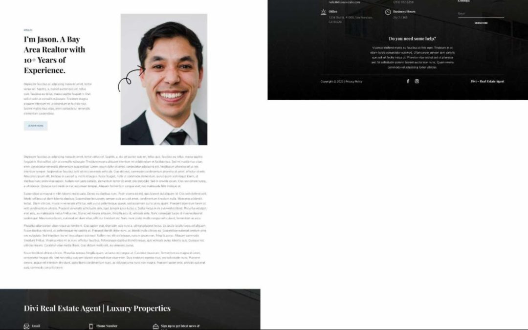 ET – Real Estate Agent About Page