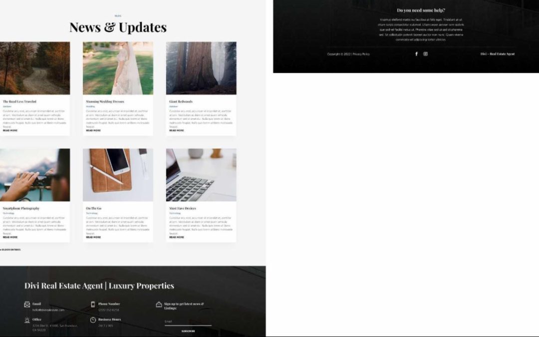 ET – Real Estate Agent Blog Page