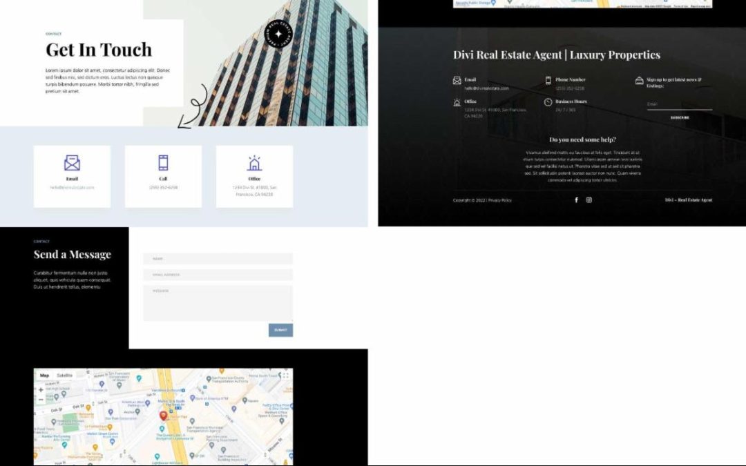 ET – Real Estate Agent Contact Page