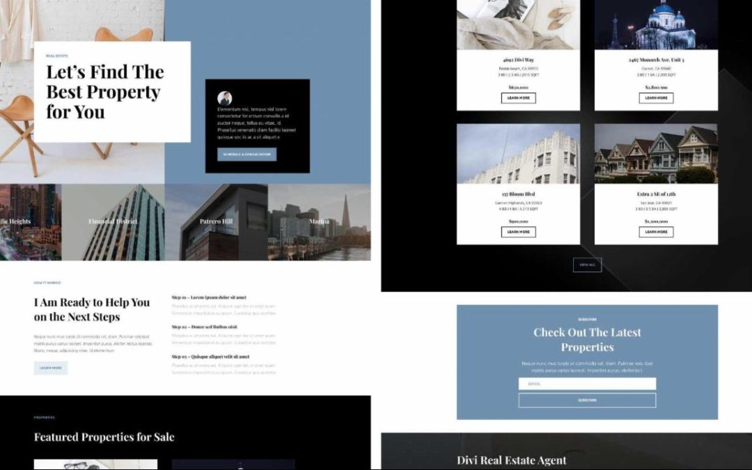 ET – Real Estate Agent Home Page