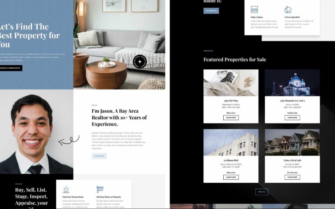 ET – Real Estate Agent Landing Page