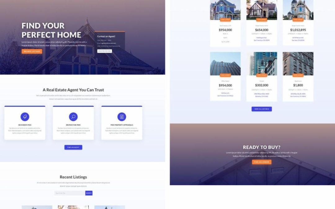 ET – Real Estate Home Page