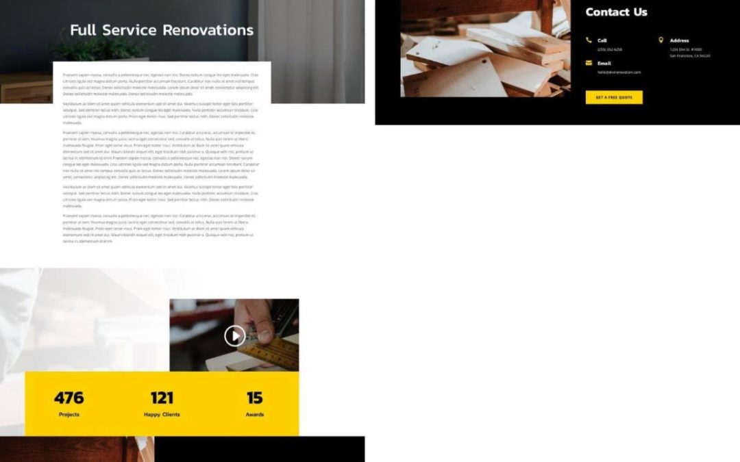 ET – Renovation About Page