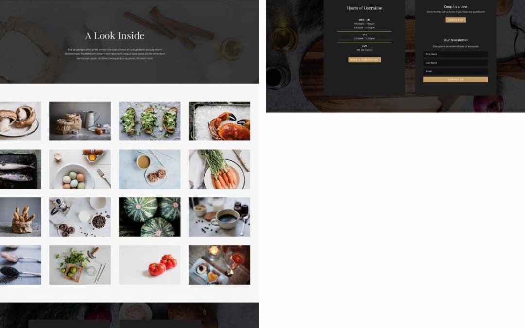 ET – Restaurant Gallery Page